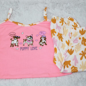 pijama tiras puppy love