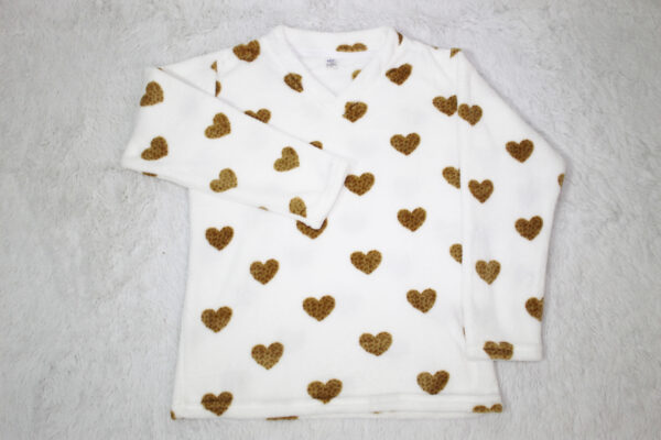 pijama térmica corazones