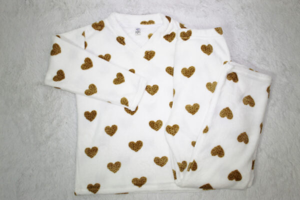 pijama térmica corazones